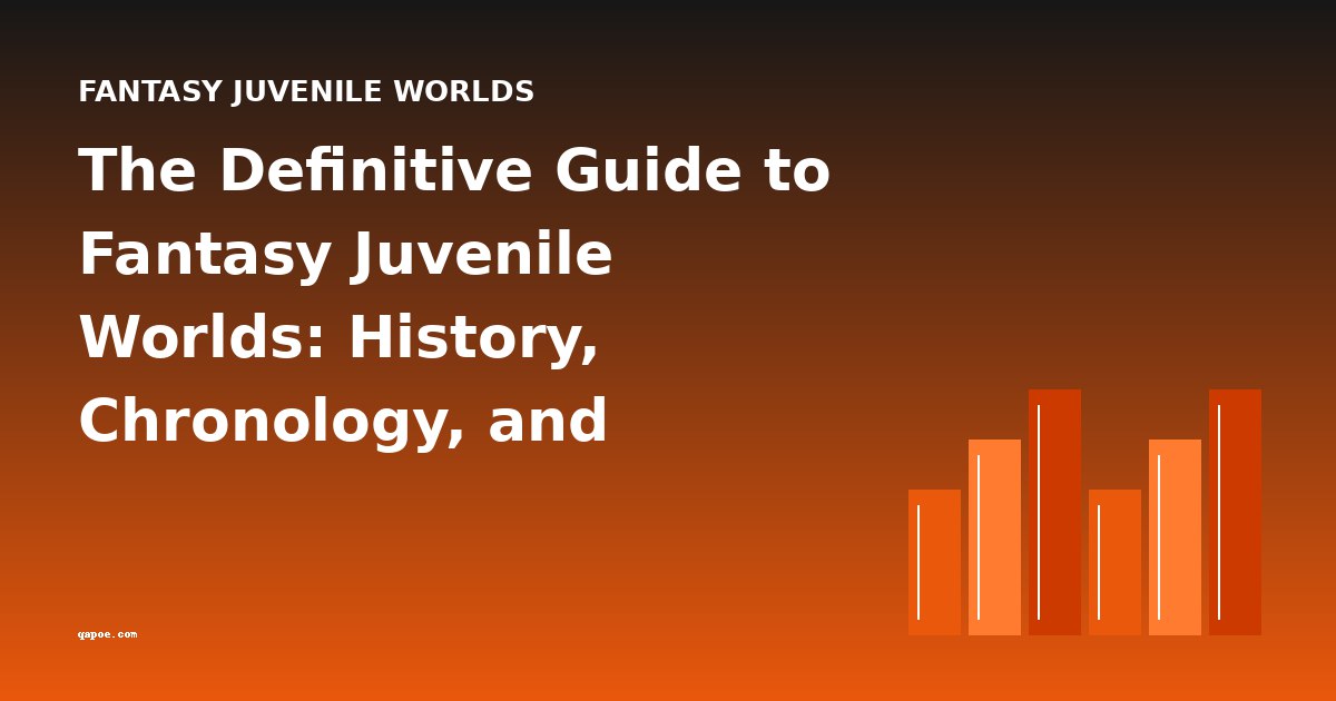 The Definitive Guide to Fantasy Juvenile Worlds: History, Chronology, and Authoritative Overview