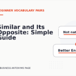 Similar and Its Opposite: Simple Guide