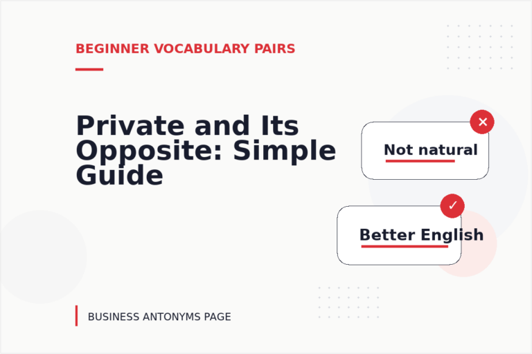Private and Its Opposite: Simple Guide Private and Its Opposite: Simple Guide