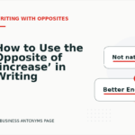 How to Use the Opposite of ‘increase’ in Writing